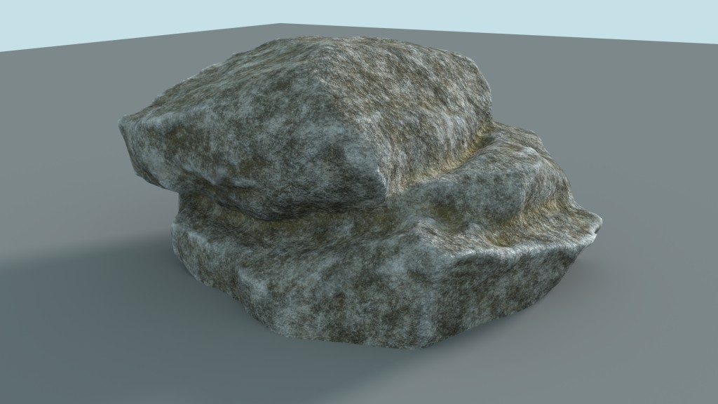 Cycles Procedural Rock Material + Sculpted Rock preview image 1